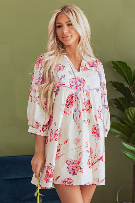 Lana Floral Babydoll Dress