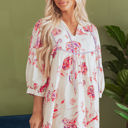  Lana Floral Babydoll Dress