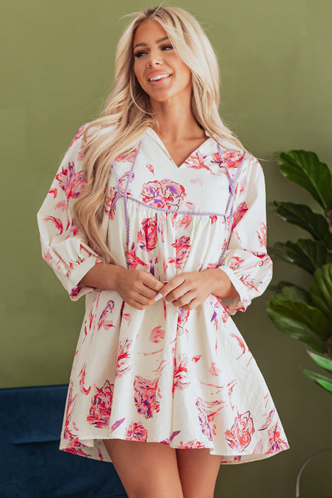 Lana Floral Babydoll Dress