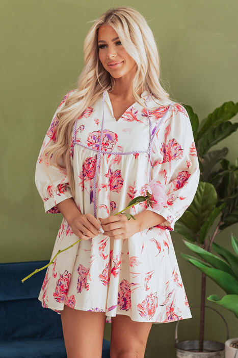 Lana Floral Babydoll Dress