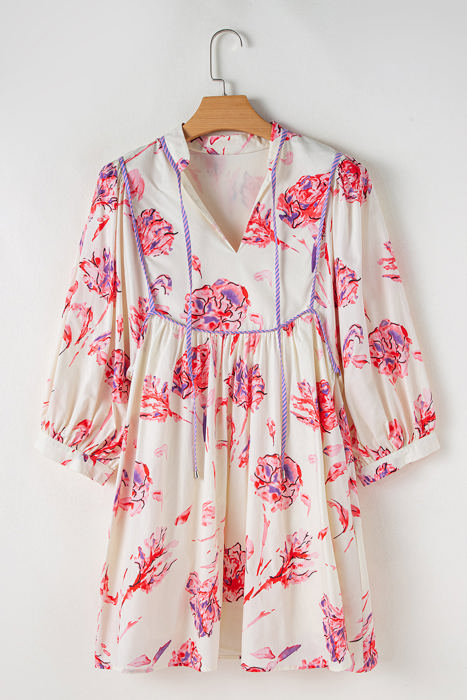 Lana Floral Babydoll Dress