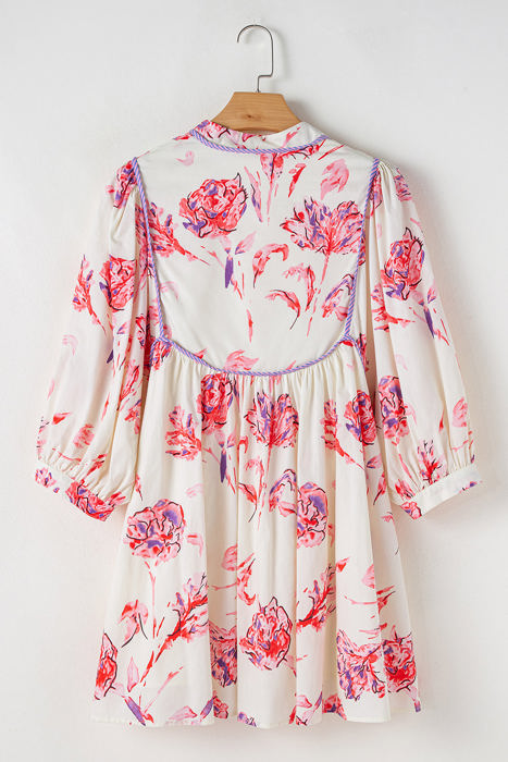 Lana Floral Babydoll Dress