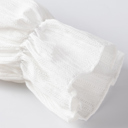  Lanabina Ripple Bubble Sleeve Blouse