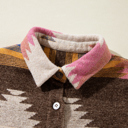  Laney aztec Print Up Shacket