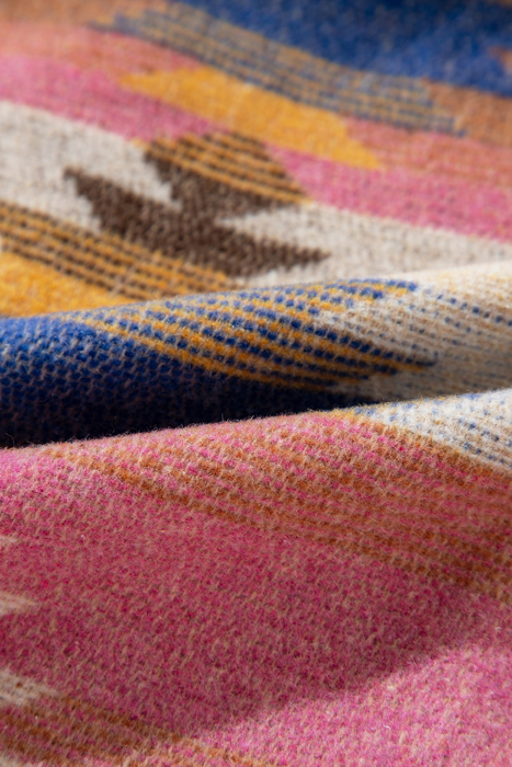 Laney aztec Print Up Shacket