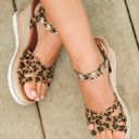  Lara Decor Strappy Wedge Sandals