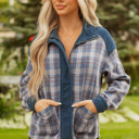  Latara Zip Up Snap Jacket