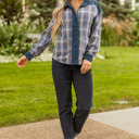  Latara Zip Up Snap Jacket