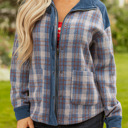  Latara Zip Up Snap Jacket