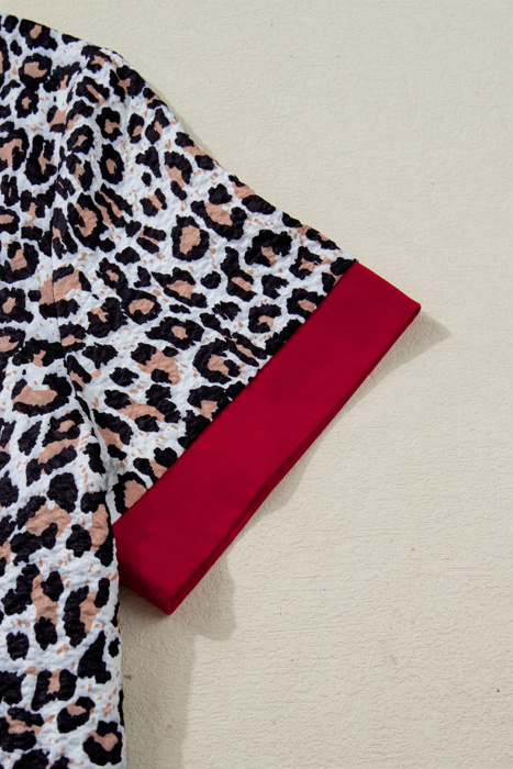 Laura Contrast Frilled Trimmed Shirt