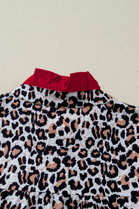 Laura Contrast Frilled Trimmed Shirt