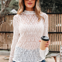  Laurel Bell Sleeve Mock Blouse