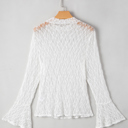  Laurel Bell Sleeve Mock Blouse