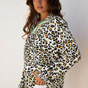  Laurel Leopard V Neck Blouse