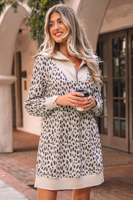 Laurel Patchwork Shift Mini Dress