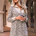  Laurel Patchwork Shift Mini Dress