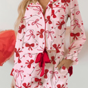  Laurel Pcs Pajama Set Long Sleeve Top