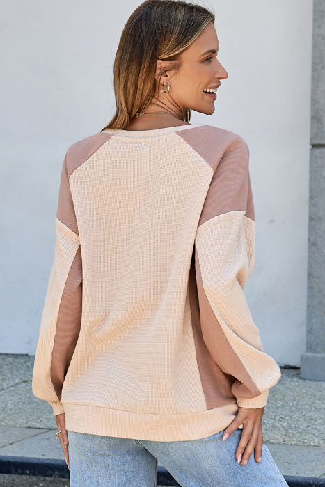 Lavender Low Raglan Sleeve Sweatshirt