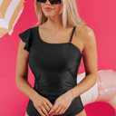  Layla Pleated One Piece Swimsuit