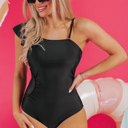 Layla Pleated One Piece Swimsuit