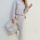  Laylah Textured Top and Pants Set