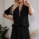 Laylani Puff Sleeve Top and Ruffled Shorts Set