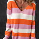  Laylani Stripe Casual Sweater