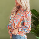  Leighton Floral Buttoned Loose Shirt