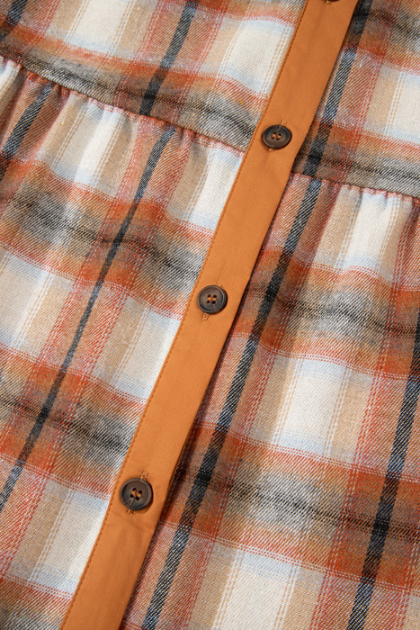 Leila Ruffle Hem Tunic Shirt