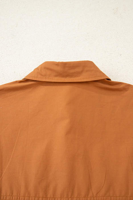 Leila Ruffle Hem Tunic Shirt