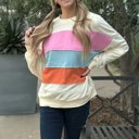 Multicolored Medium Leilani Patchwork Sweatshirt