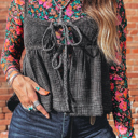  Leona Sleeve Mock top Long Sleeve Top