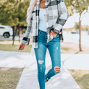  Leslie Block Long Sleeve Jacket