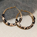  Lettie Plated Detail Hoop Earrings