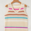  Lexi Stripe Textured Knit Sweater