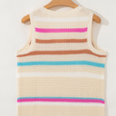 Lexi Stripe Textured Knit Sweater