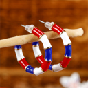  Leyla C Shape Stud Earrings