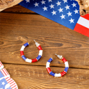  Leyla C Shape Stud Earrings