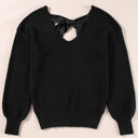  Lia Knot Back Sweater