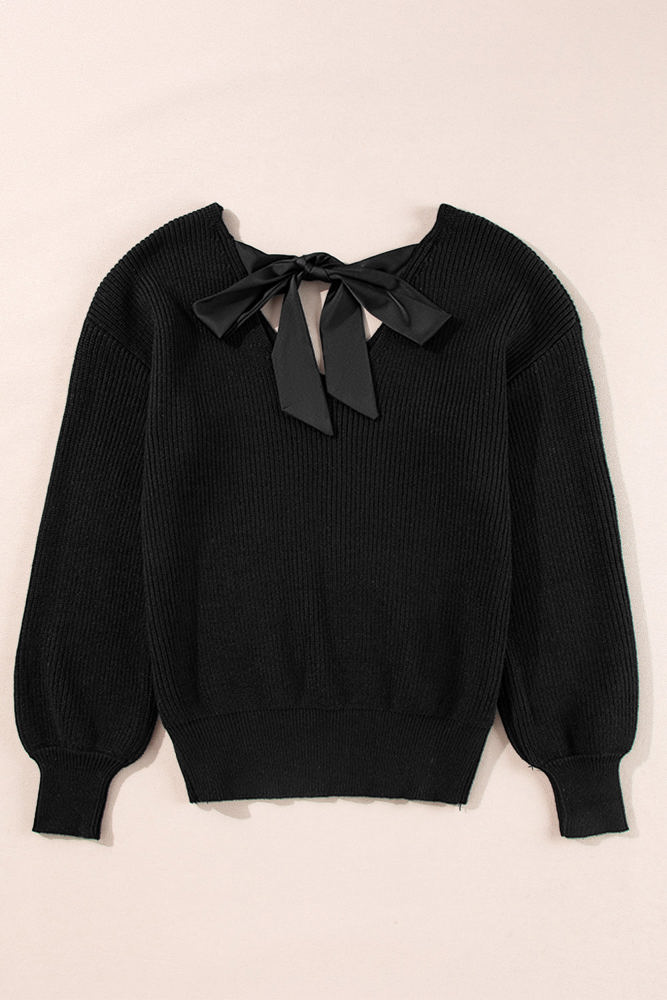 Lia Knot Back Sweater