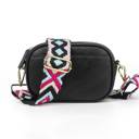 Black Black/Red Bee Libby Crossbody | Choose Your Strap