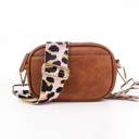 Brown Black/Red Bee Libby Crossbody | Choose Your Strap