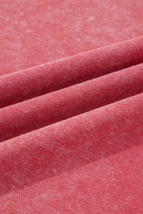 Liberty Raw Hem Crop Sweatshirt