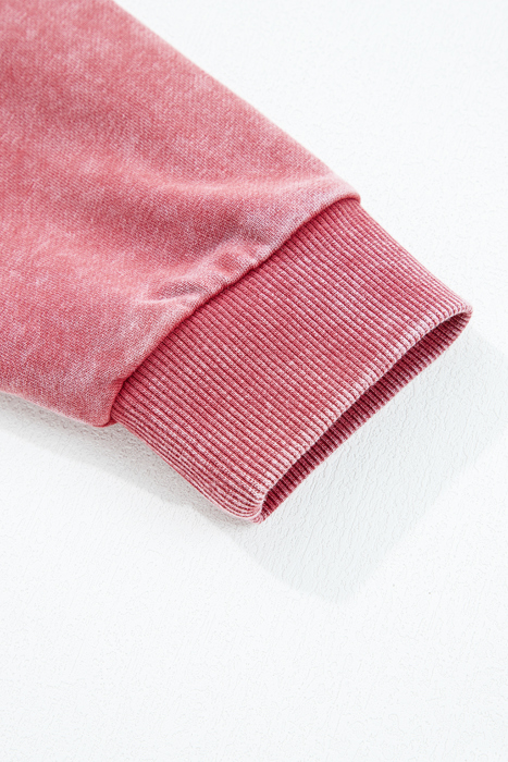 Liberty Raw Hem Crop Sweatshirt