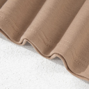  Light French Beige Flower Striped Patchwork Puff Sleeve Loose PLUS Sweatshirt