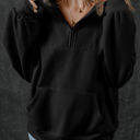 Black XXL Tatum Kangaroo Pocket Sweatshirt