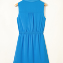  Lila Elastic Waist Sleeveless Shirt