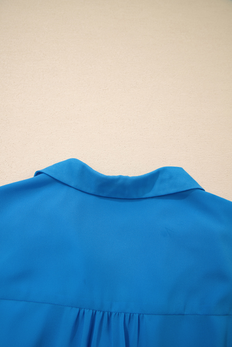 Lila Elastic Waist Sleeveless Shirt