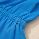  Lila Elastic Waist Sleeveless Shirt