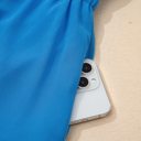  Lila Elastic Waist Sleeveless Shirt